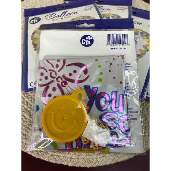 Lot of 5 CTI Industries Inflatable Foil Balloon You’re So Special - Picture 3 of 4